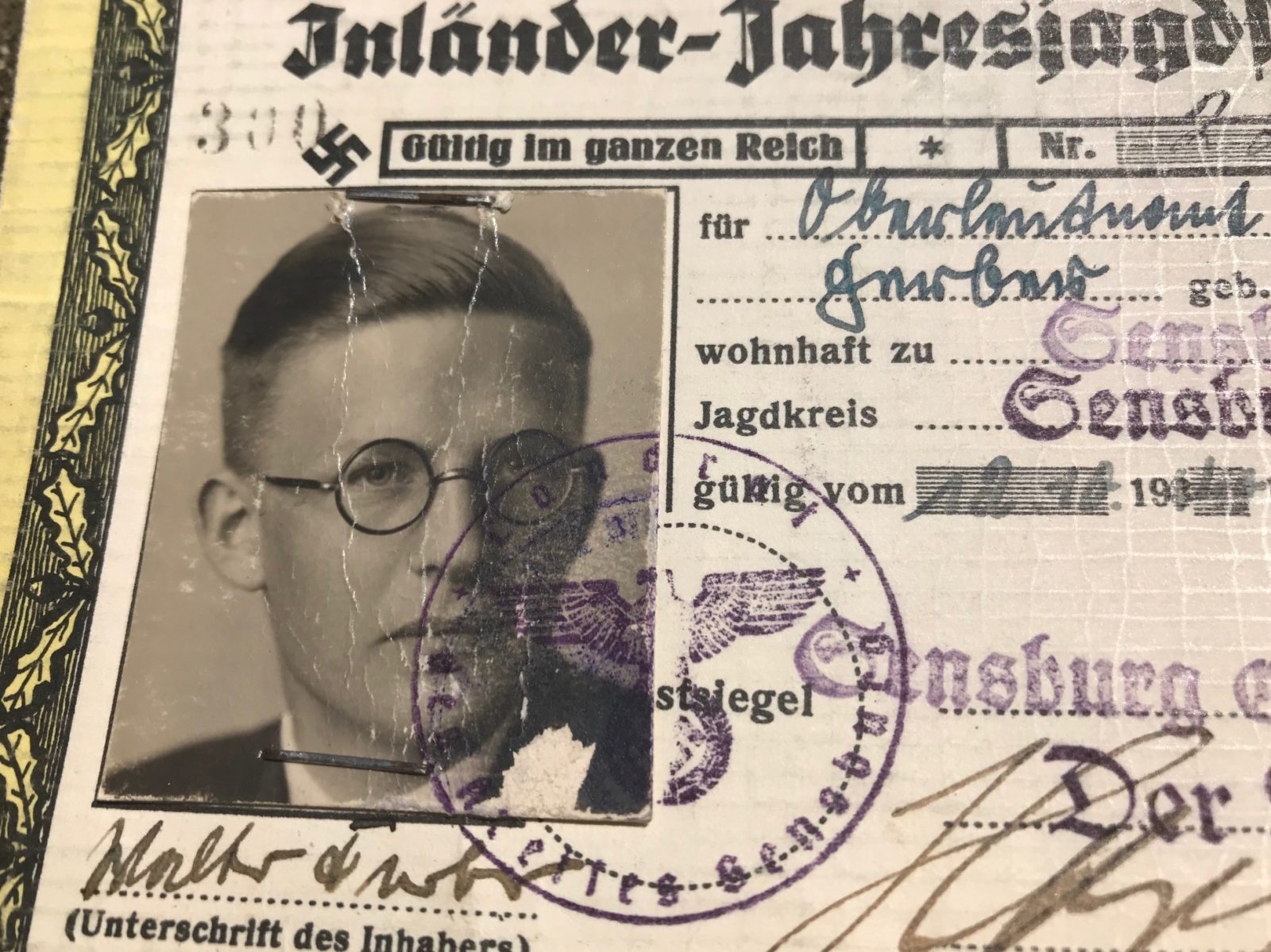 German Annual Hunting License